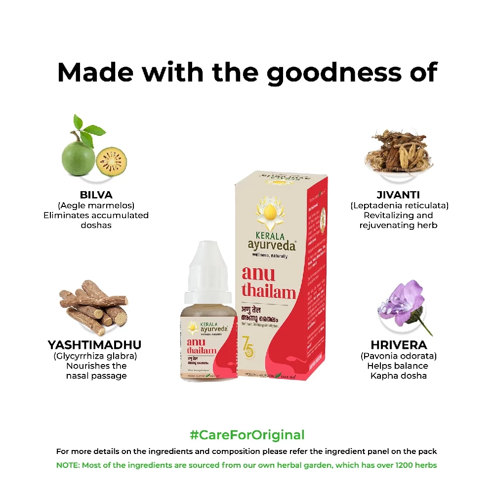 Kerala Ayurveda Anu Thailam, 10 ml-2.webp